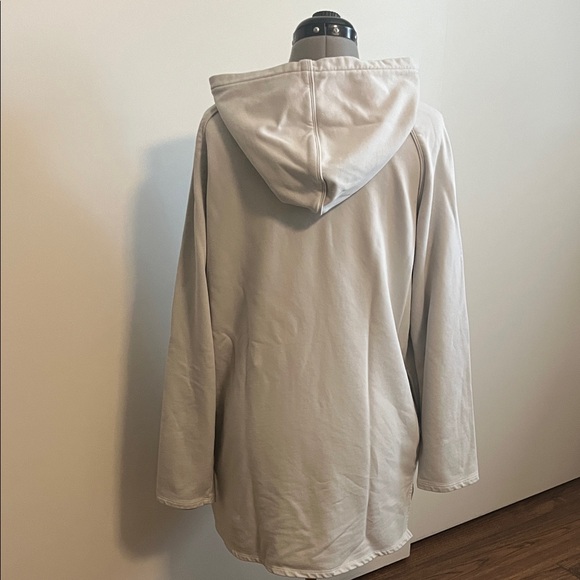 Women's Gray Hoodie Jacket - Picture 3 of 5